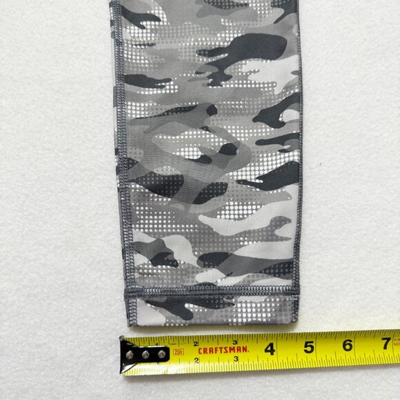 Zelos Womens Athletic High Waist Zip Pocket Stretch Grey Camo Legging Sz M NWOT - Picture 9 of 10